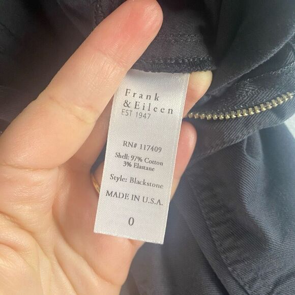 Frank & Eileen Blackstone Utility Pants in Washed Black - Picture 12 of 14